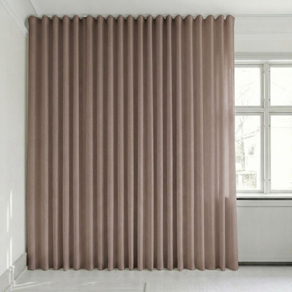 Semitransparent gardin efter mått – Rooma - Fawn - C1615