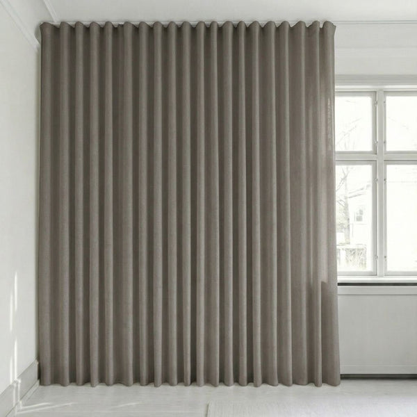 Semitransparent gardin efter mått – Rooma - Ash - C1616