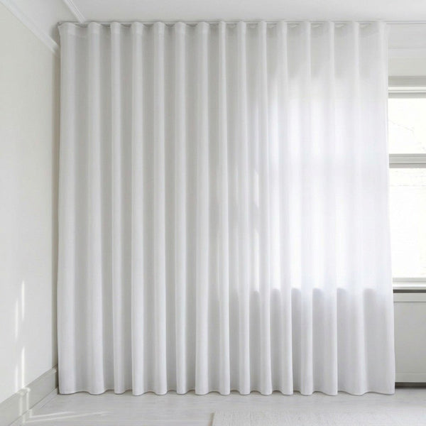 Transparent gardin efter mått – Silva - Snow White - C1102