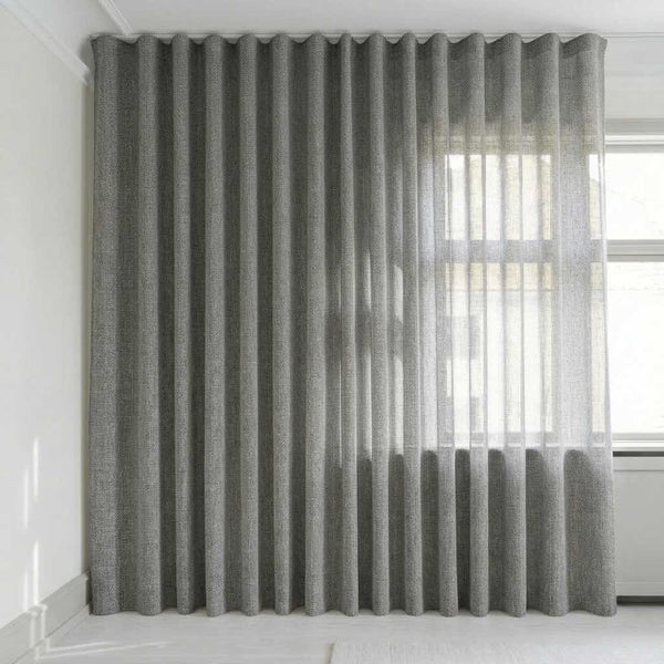 Transparent gardin efter mått – Suula - Espresso - C1505