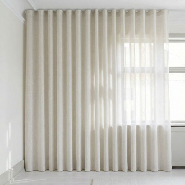 Transparent gardin efter mått – Suula - Snow - C1500