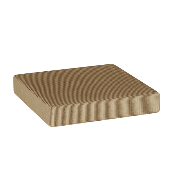 Sittdyna efter mått i velvet - Sand - S2500.