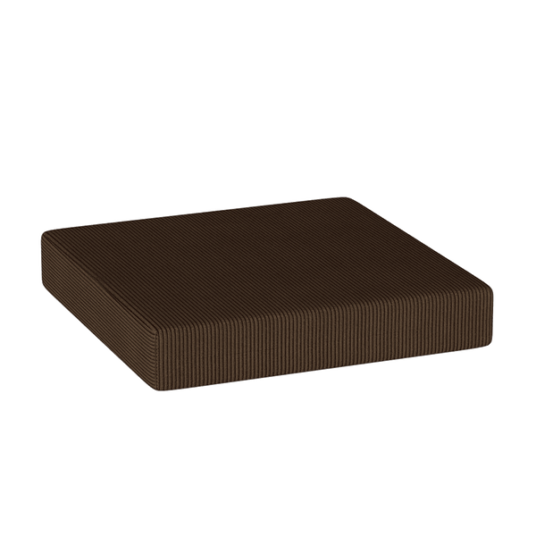 Sittdyna efter mått i velvet - Walnut - S2513.