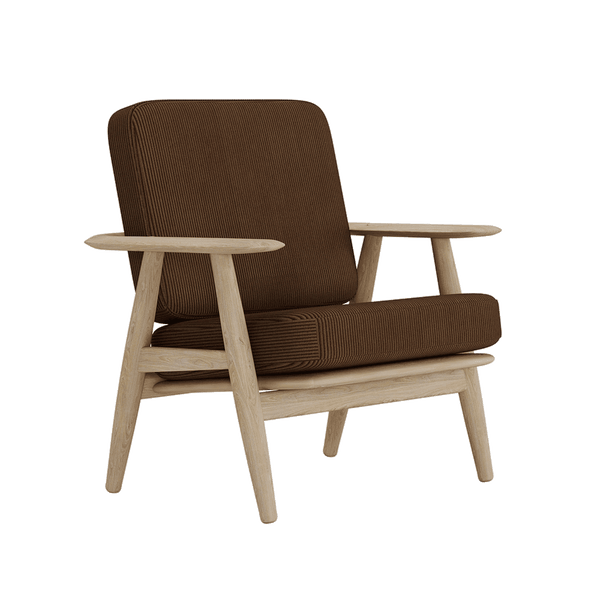 Dynset till Wegner GE 240/290 i velvet - Walnut - S2513