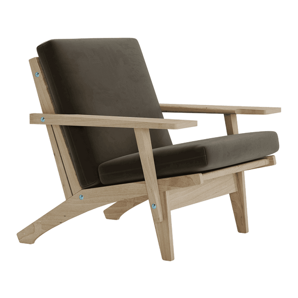 Dynset till Wegner GE 370 i velour - Deep gray - S6013.