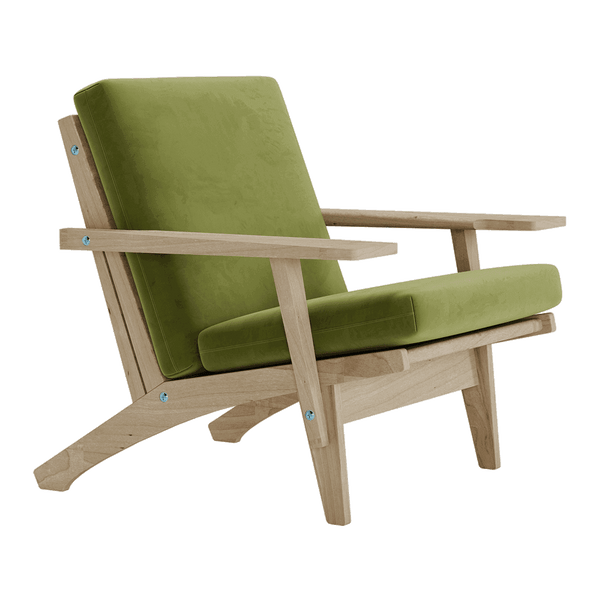 Dynset till Wegner GE 370 i velour - Olive - S6020.