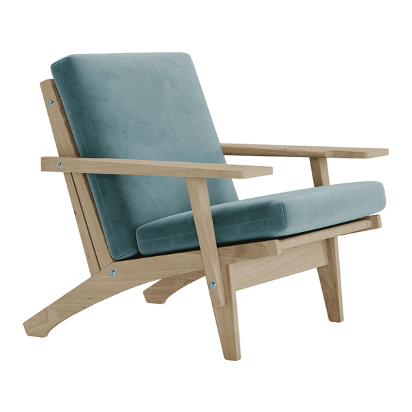 Dynset till Wegner GE 370 i velour - Cloud - S6017.