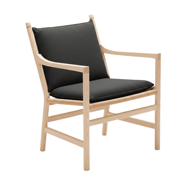 Dynset till Wegner CH44 i ull - Charcoal - S7013