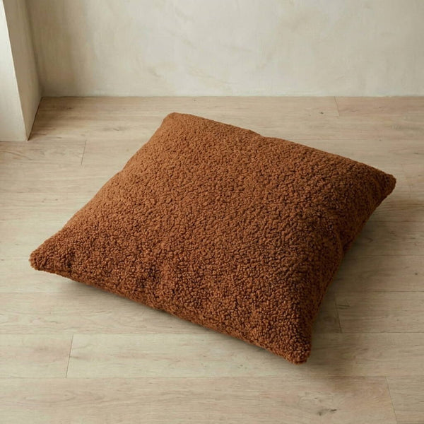 Kudde efter mått i bouclé - Pumpkin Spice - S2002"