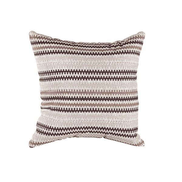 Kudde efter mått i bouclé-jacquard - Mushroom - S8523