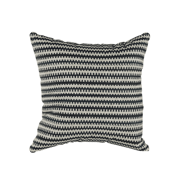 Kudde efter mått i bouclé-jacquard - Marine - S8525