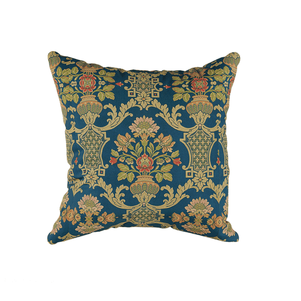 Kudde efter mått i jacquard - Blue - S8511