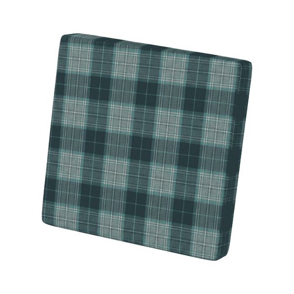 Mönstrad ullryggdyna efter mått - Midnight Navy - S7209.