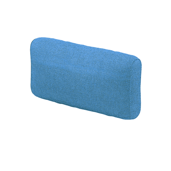 Mjuk ryggdyna efter mått i Cosy - Light blue - S8113.