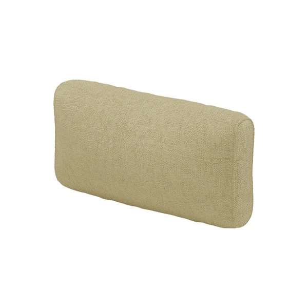 Mjuk ryggdyna efter mått i ull - Beige - S7000`