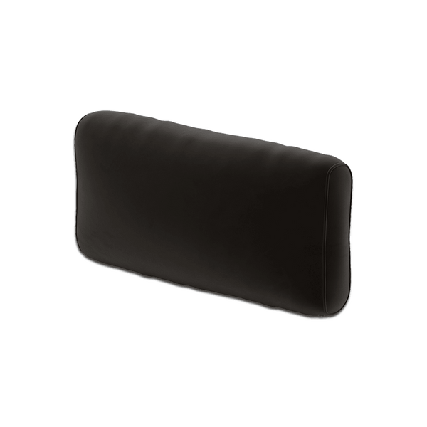 Mjuk ryggdyna efter mått i velour - Black. - S6014