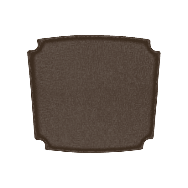 Mjuk läderryggdyna efter mått - Dark brown - S3002´