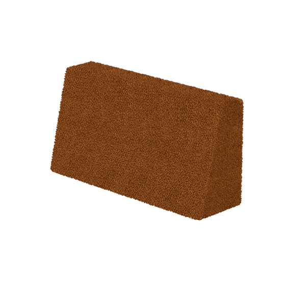 Sned ryggdyna efter mått i bouclé - Pumpkin Spice - S2002`