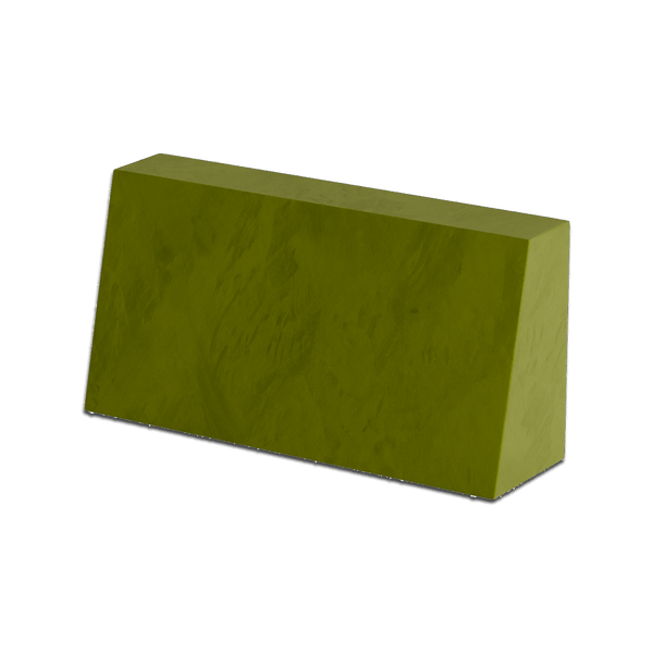 Sned ryggdyna efter mått i velour - Olive - S6020..