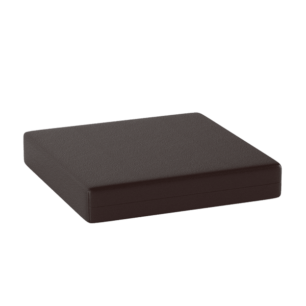 Sittdyna efter mått i konstläder - Chocolate - S3106