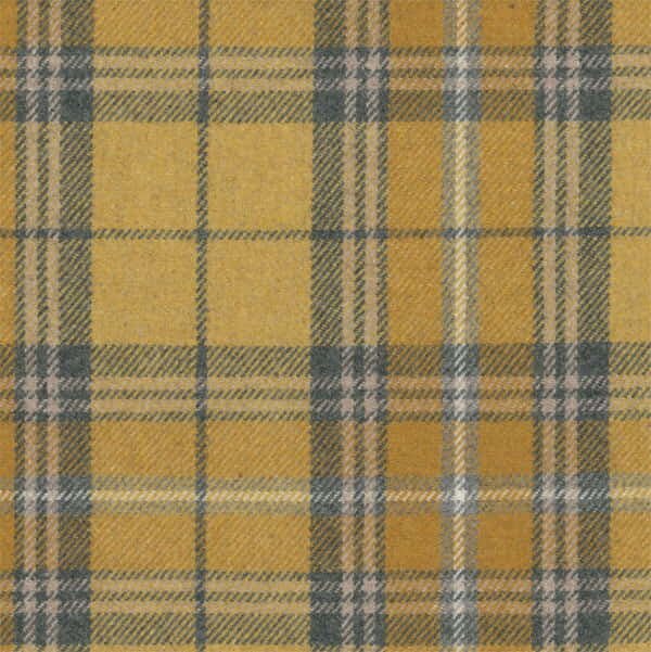 Tygprov – Sherlock i ull, mönstrat - Amber Gold - S7203