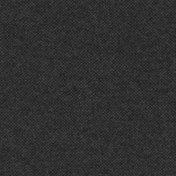 Tygprov – Wool i återvunnen ull - Charcoal - S7013