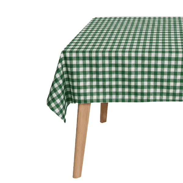 Rutig duk efter mått - Green check - D1020.